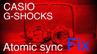 CASIO GSHOCK Clock Wave Atomic time sync FIX anywhere in the WORLD  works on any Multiband Atomic