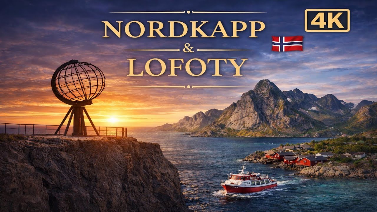 Lofoten & Nordkapp | Norway 4K Drone Cinematic | Deep Ambient Music