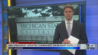 MSU president updates community on budget cuts