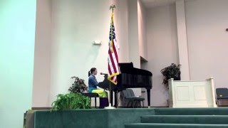 Skyla singing Kari Jobe's Forever on Easter Sunday 2016