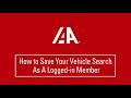 Iaa  how to save your vehicle search on iaaicom