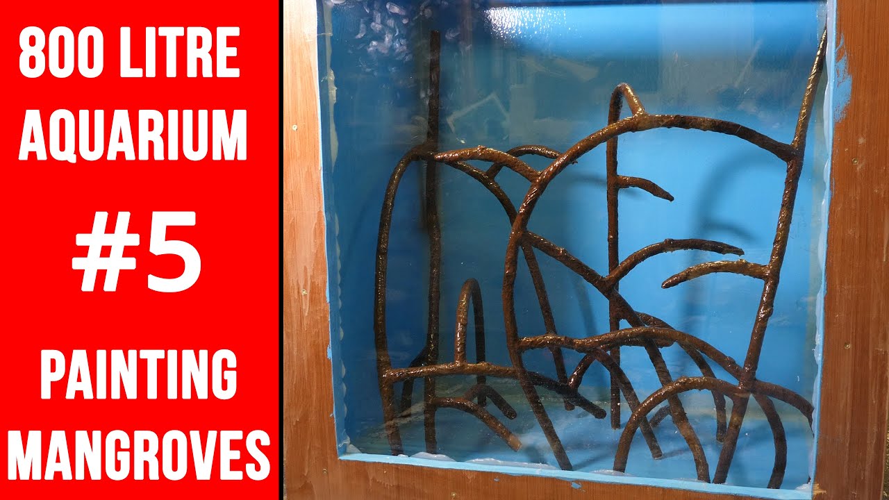 HOW TO Build a 800 Litre plywood aquarium Part 5 Painting