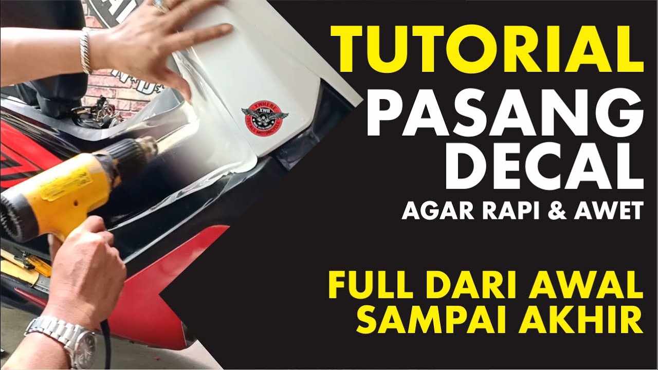 cara pasang decal nmax yang benar // DECAL NMAX