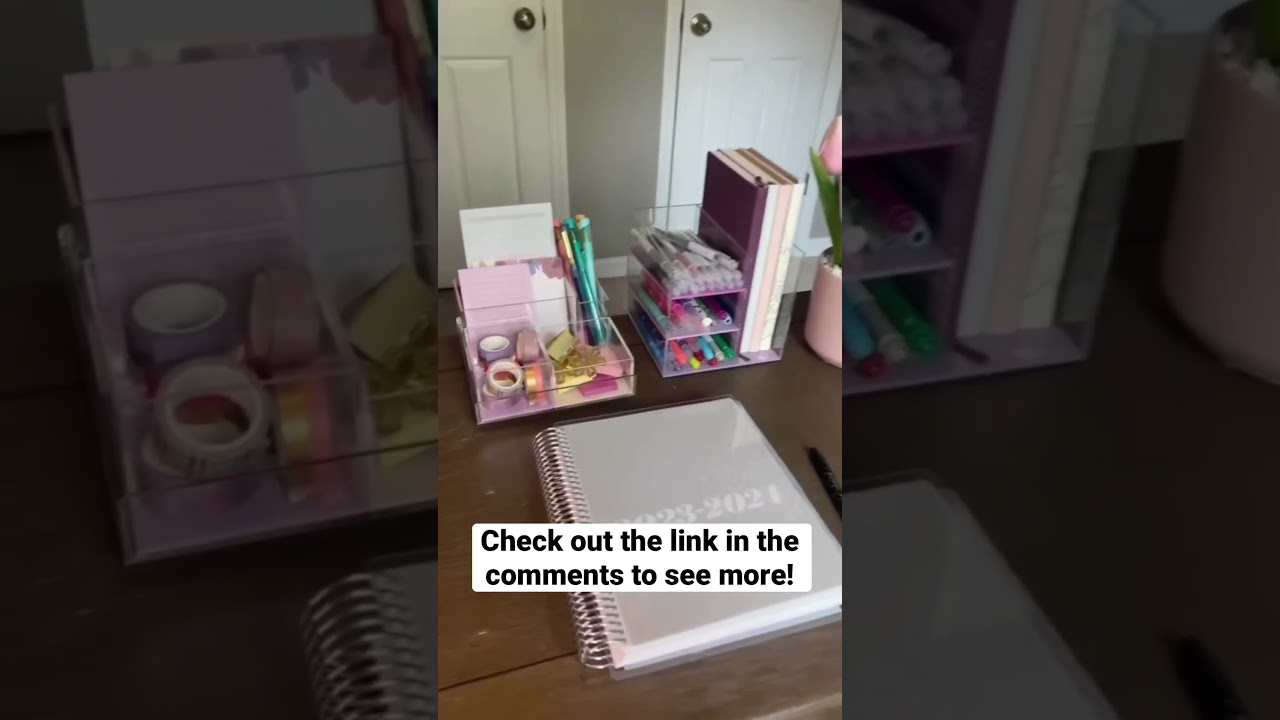 New Erin Condren Acrylic Desk Organizer
