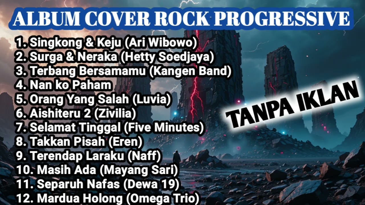 ALBUM COVER LAGU ROCK PROGRESSIVE ♡ Surga Dan Neraka ♡ ♡ Orang Yang Salah ♡