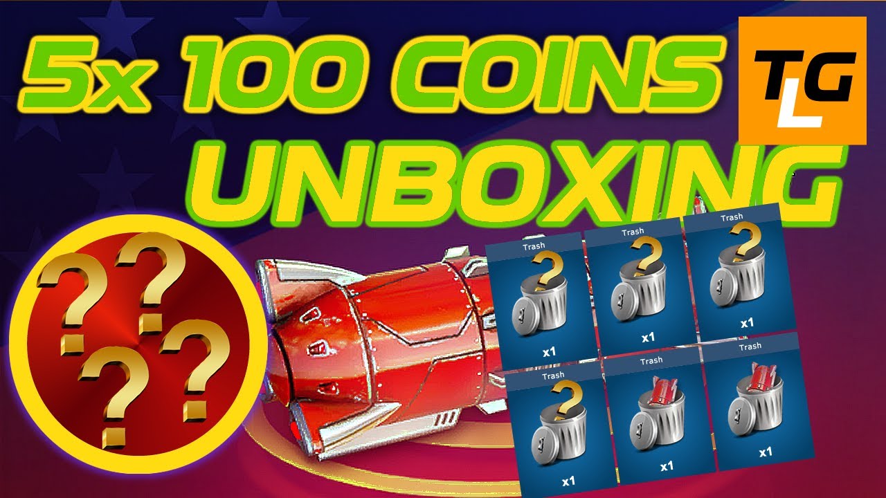War Robots - Round#5 Unboxing 5x 100 coin Gladiator Championship crates