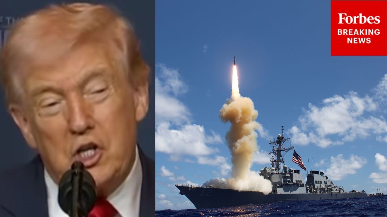 Trump: 'We Don't Want To Use' New Navy Ships 'But By Having Them Nobody's Going To Play Games'
