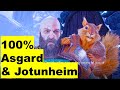 100% Jotnunheim &amp; Asgard Maps Revealed in God of War Ragnarok