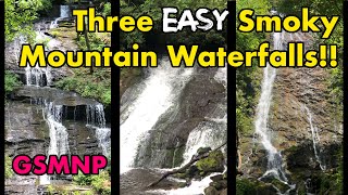 3 VERY easy waterfall hikes in the Great Smoky Mountains National Park