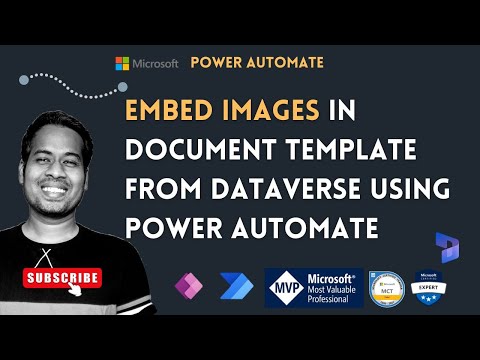 Embed Image from Dataverse in Document Template using Power Automate