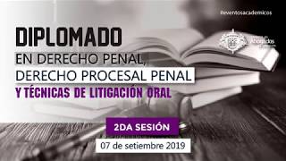 2da Sesión - Diplomado Derecho penal, procesal penal y técnicas de litigación oral