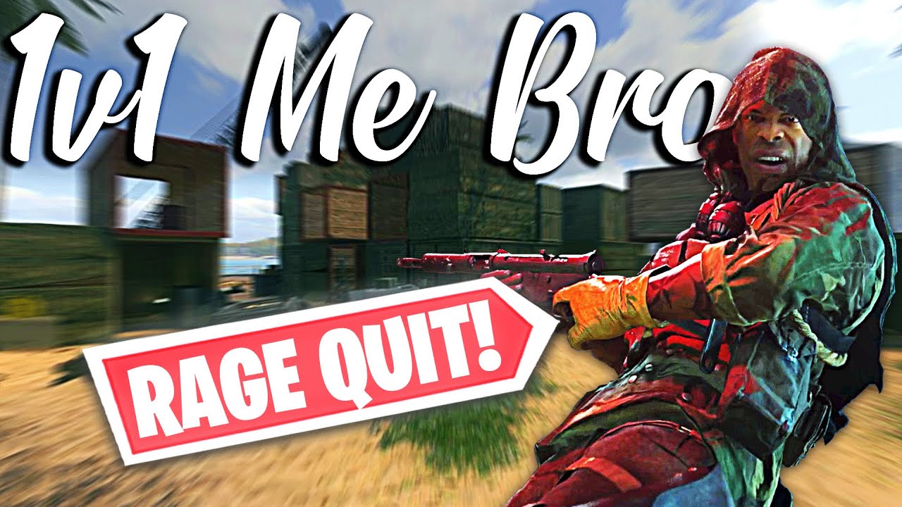 "HE RAGE QUIT!" (VG 1v1 Shipment Playlist gameplay)