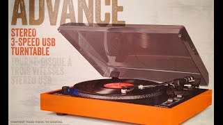 Crosley Two Speed Manual Turntable Deck Crosley Advance CR6009A Turntable Review