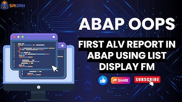 11. First ALV Report in ABAP using List Display FM