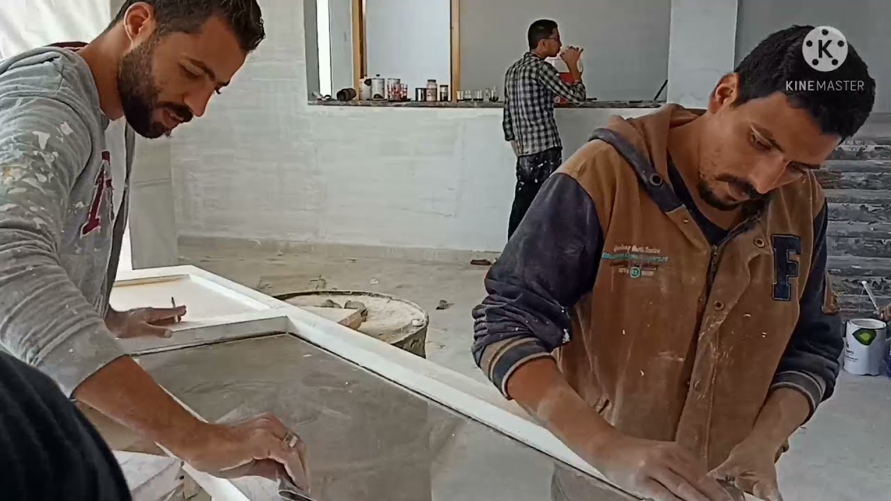 تشطيب دوكو فرن بدون معجون،طريقه جديده جدا، دهان الاخشاب المعرضه لاشعه الشمس،01024787320