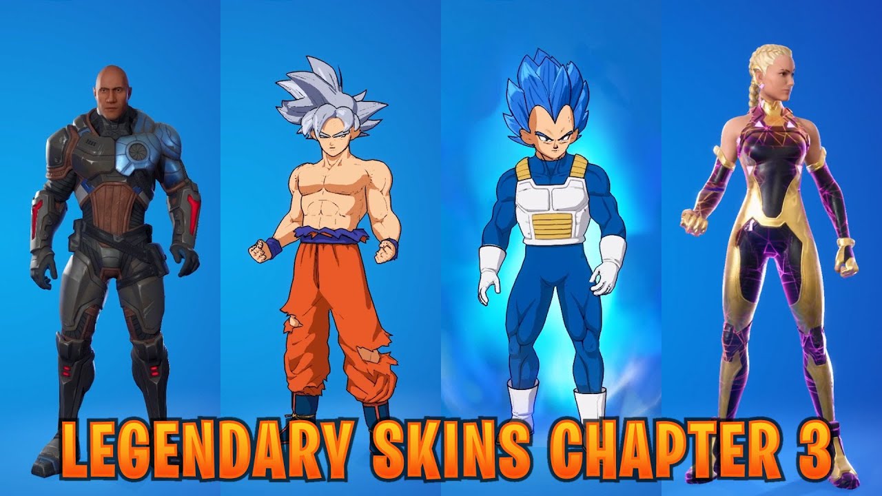 Fortnite All Chapter 3 Legendary Skins Dance Battle