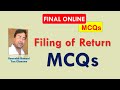 MCQs of Return of Income for CMA CA CS