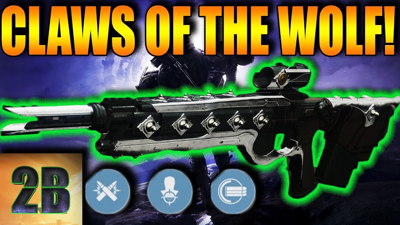 Destiny 2 Claws Of The Wolf New Iron Banner Pulse Rifle PvP Gameplay