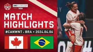 HIGHLIGHTS: #CANWNT 1:1 [4-2] BRA