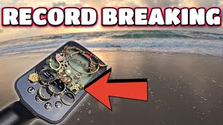Gold Jewelry Is Falling Off Everyone | Beach Metal Detecting