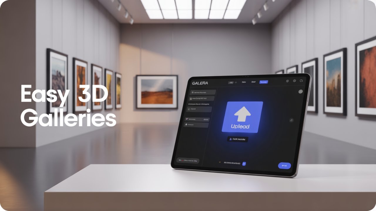 Make Your Own 3D Art Gallery in Seconds!
