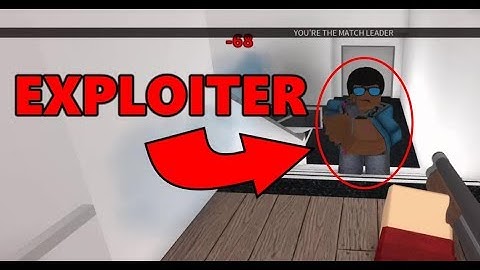 EXPLOITER CAUGHT ON CAMERA! | Robloxl | Arsenal