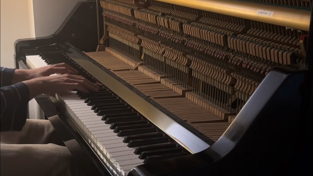 Part of Cateen‘s—One Last Kiss（With the mute pedal of an upright piano