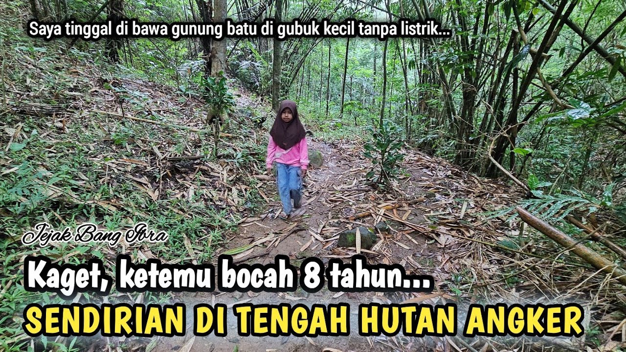 INILAH ALIFIAH GADIS KECIL PEMBERANI YANG TINGGAL MENYENDIRI DI BALIK HUTAN YANG TERKENAL ANGKER...