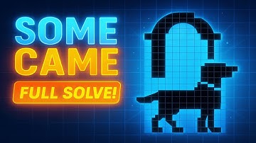 Someone Came Nonogram FULL Solve | Black & White Pixel Reveal