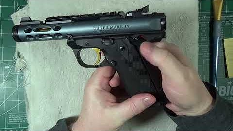 Cover Image for Caution Ruger Mark IV 22/45 Lite Cleaning Pt.1  Ep.12