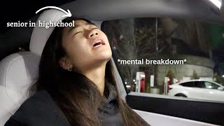 STRESSFUL week as a SENIOR in HIGHSCHOOL | Vlogmas week 2