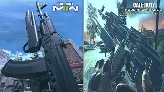 Masterkey Shotgun Launcher Comparison in Both Call Of Duty: Modern Warfare 2 Games...