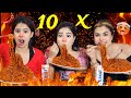 10x spicy  korean noodles challenge  montii roy   