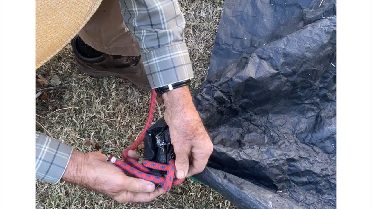Quick & Easy - Secure Rope to Tarp Subscribe@Build_It_Bright - YouTube