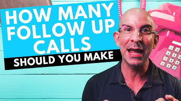 How Many Times Should You Call a Prospect  #SalesTraining #leadfollowup