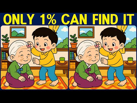[Spot the Difference Brain Training] The subtle differences will test your attentiveness.