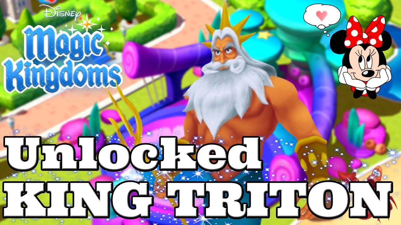 beautycon UNLOCKED KING TRITON 🧜♂️ THE LITTLE MERMAID in Disney Magic Kingdoms | Gameplay Walkthrough Ep.308