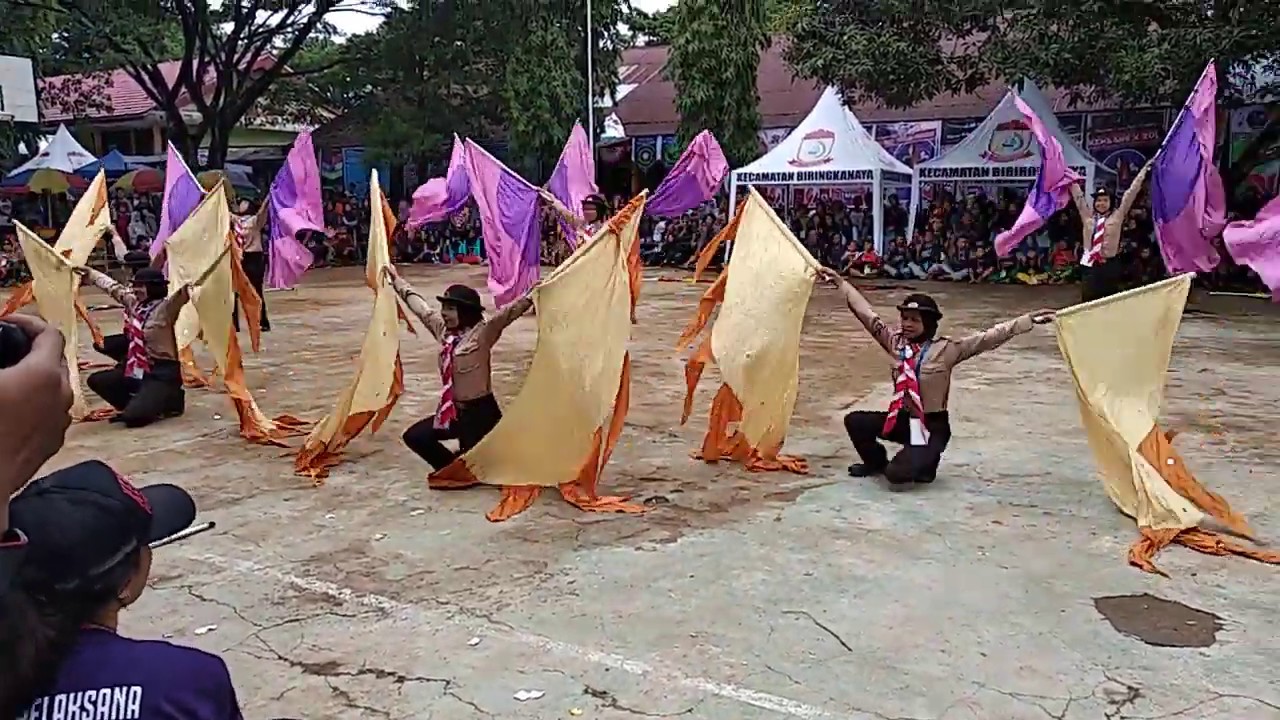 Parade Bendera Putri MTS Negeri 2 Makassar (Color Guard)
