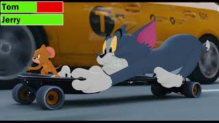 Tom and Jerry (2021) Skateboard Ride with healthbars