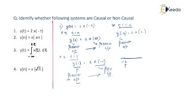 Crucial Concepts: Causal And Non Causal System For GATE Signals And Systems