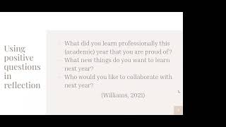 UNCG Libraries ULVLC: Guided Reflection Session