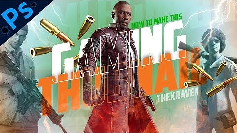 HOW TO MAKE A COOL BGMI GAMING THUMBNAIL IN PHOTOSHOP | TUTORIAL |
