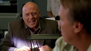 Breaking Bad 2x7 Hank Schrader Can't Get Used to Her New co workers in El Paso HD