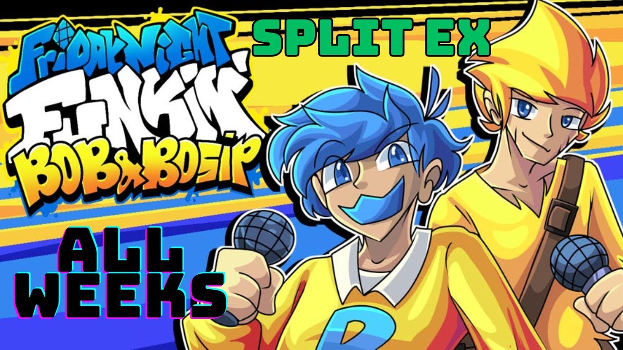 Friday Night Funkin' - VS Bob & Bosip FULL WEEK + Cutscenes (FNF Mod ...
