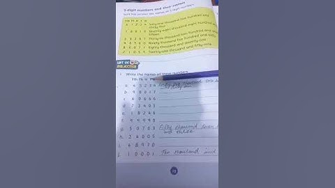 Class Three Math Page#10