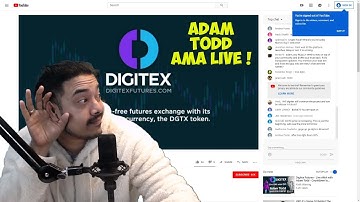 Watching Adam Todd Digitex Futures AMA Live