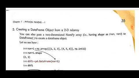 creating data frame from 2D numpy array Dr Surya Pratap Singh