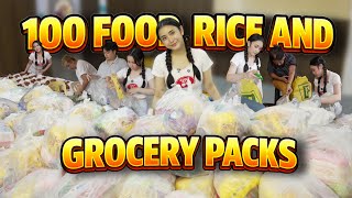 GIVING AWAY 100 FOOD, RICE, AND GROCERY PACKS II Bea Borres