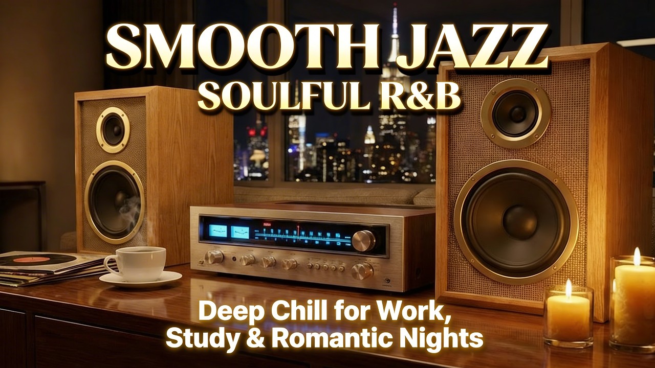 🎶 Smooth Jazz Soulful R&B Playlist – Deep Chill for Work, Study & Romantic Nights ✨
