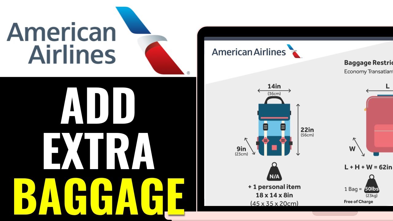 How to Add Extra Baggage in American Airlines 2025 (QUICK GUIDE) - YouTube